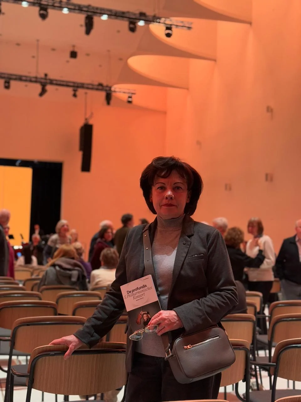 Olga Gerasimenko in einem Konzertsaal
